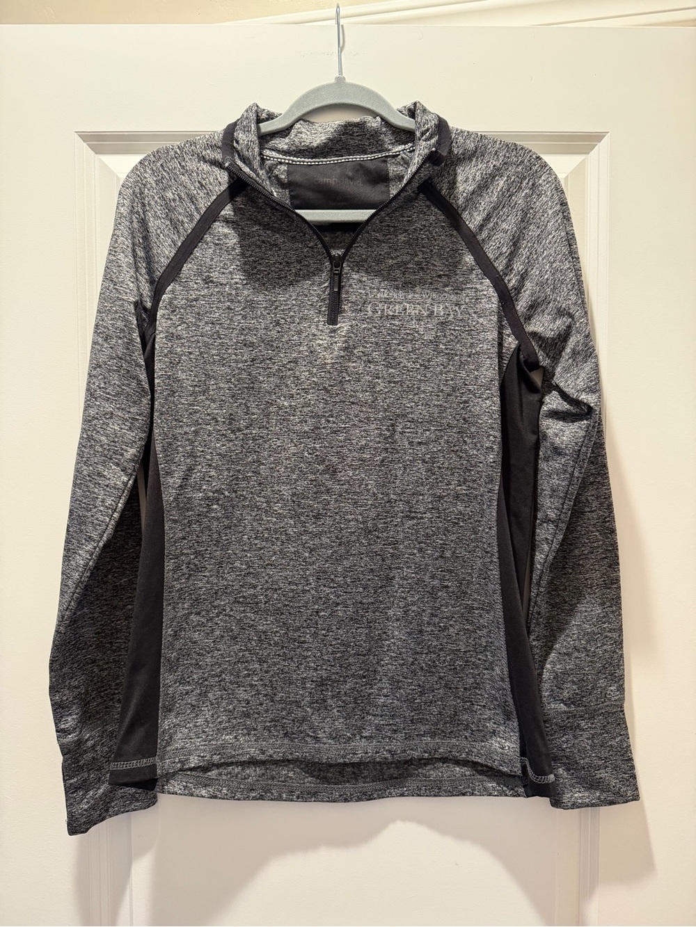 Women Heather Gray Performance Quarter-Zip